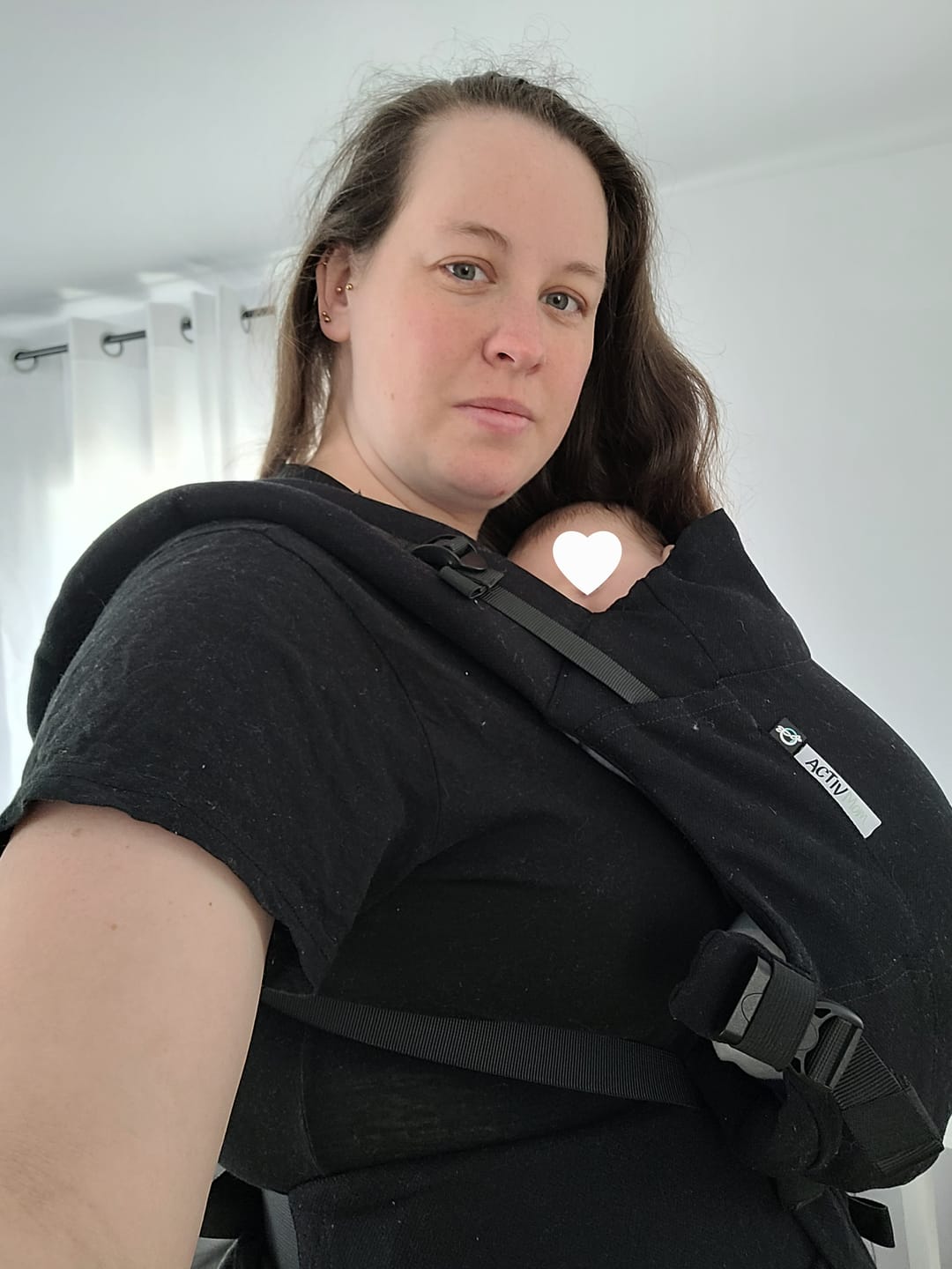Customer photo review of Porte-bébé TREK 2.0 ActivMom | Noir