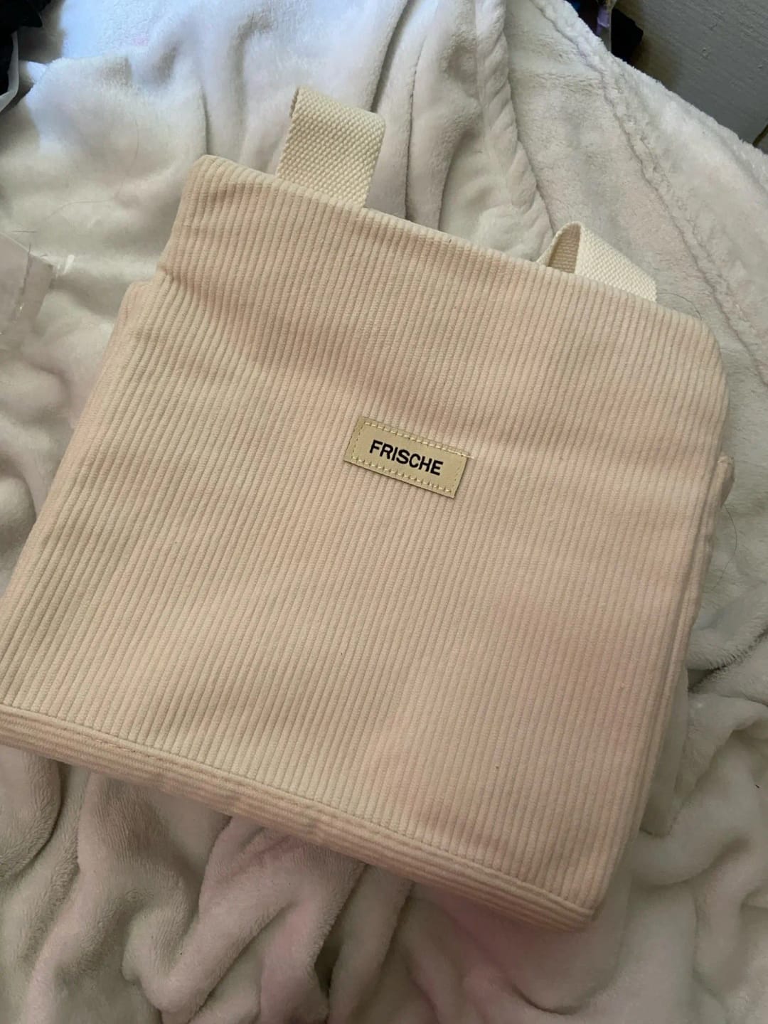 Customer photo review of Lovely Corduroy Lunch Bag