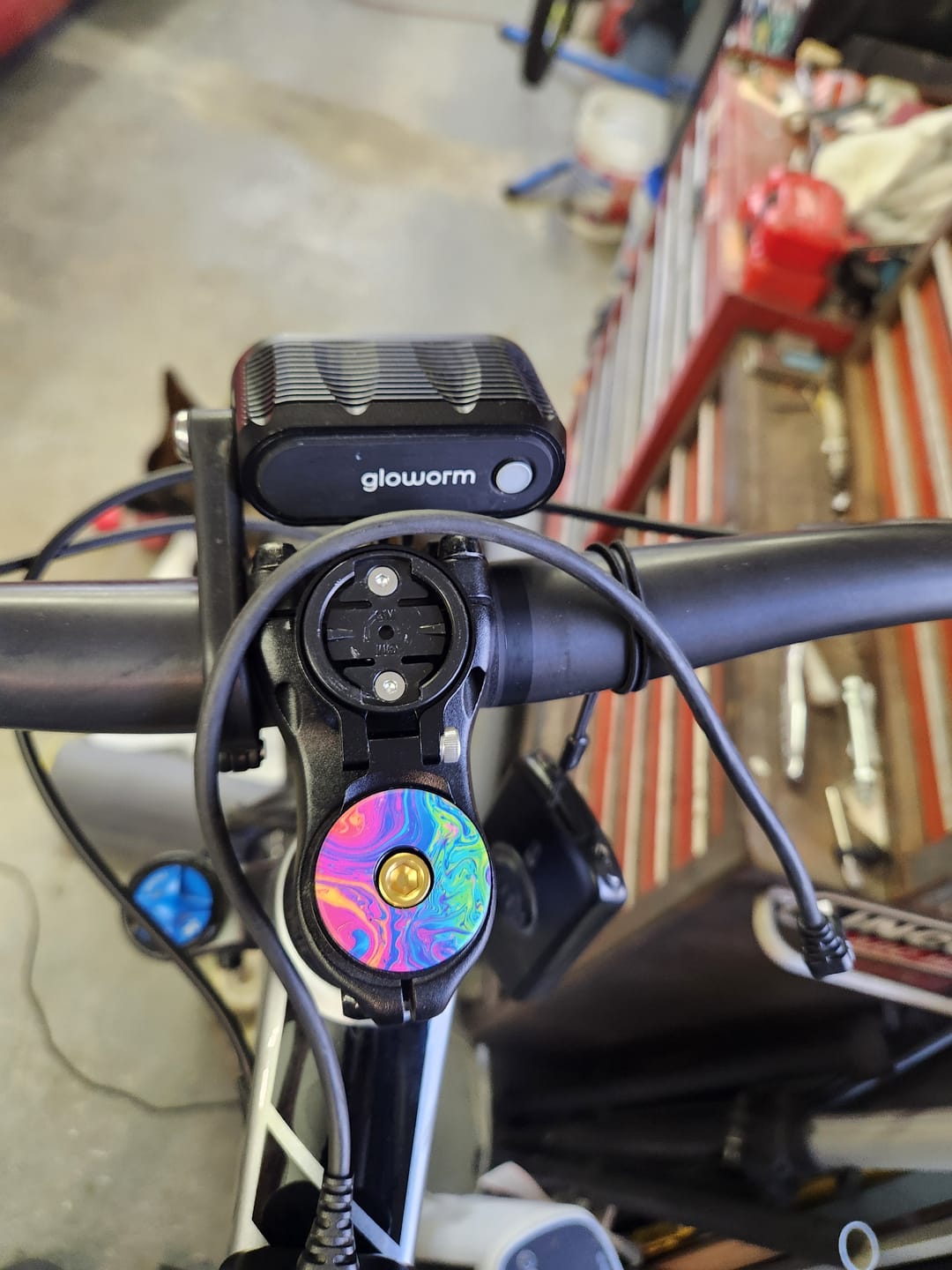 Customer photo review of Anodized Topcap Bolts