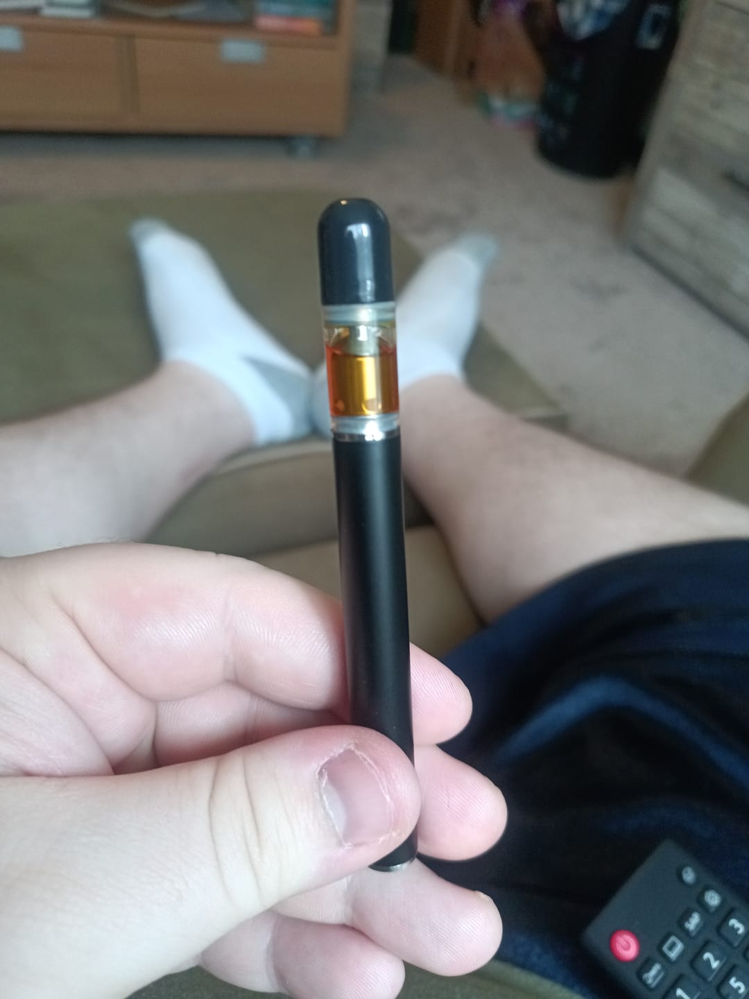 Customer photo review of ANX Anxiety Blend Rechargeable Vape Pen | 0.5ml | CBD+CBC+CBN+CBG