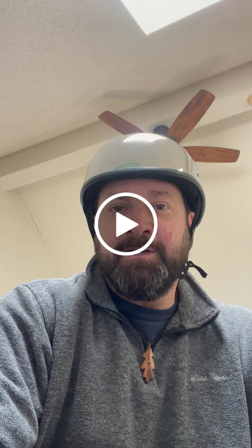 Customer video review of Smallest Lightest SOA DOT Beanie Helmet / Chrome