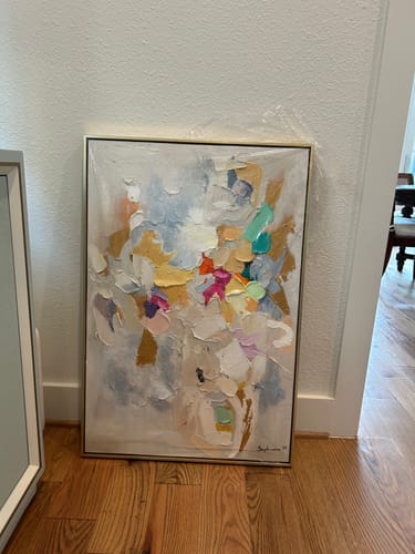 Customer review photo for Plaster Art Texture Painting #SG182