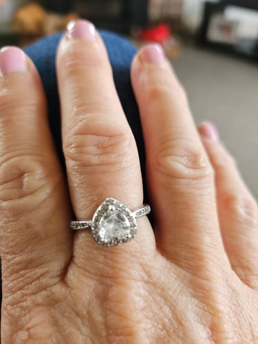 Customer photo review of Forever In My Heart Urn Ring