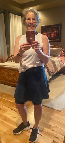 Customer photo review of 18" Aria Pickleball Skort w/Pockets