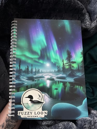 Customer photo review of Northern Lights Reusable Sticker Book