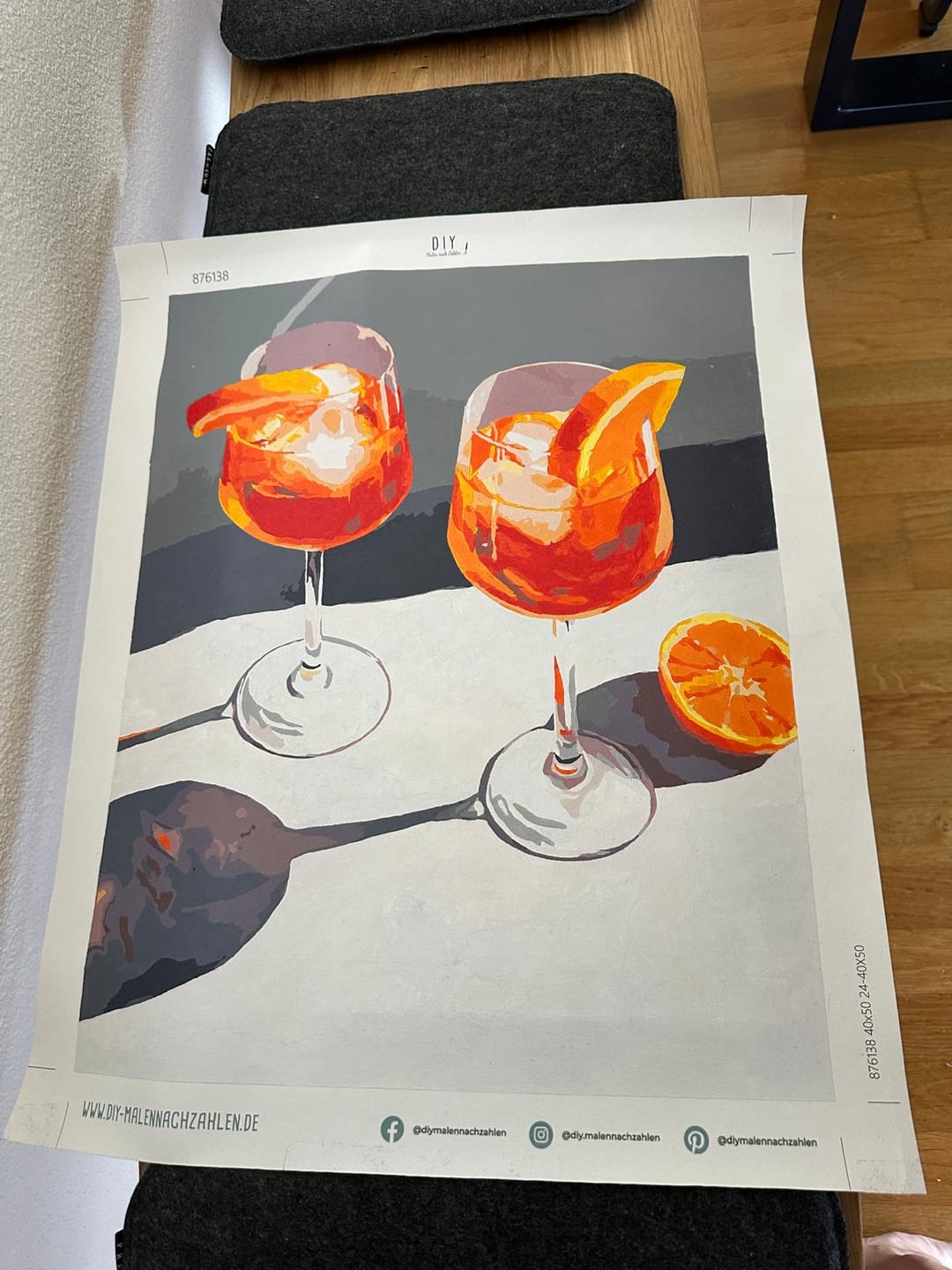Customer photo review of Malen nach Zahlen - Summer Cocktails