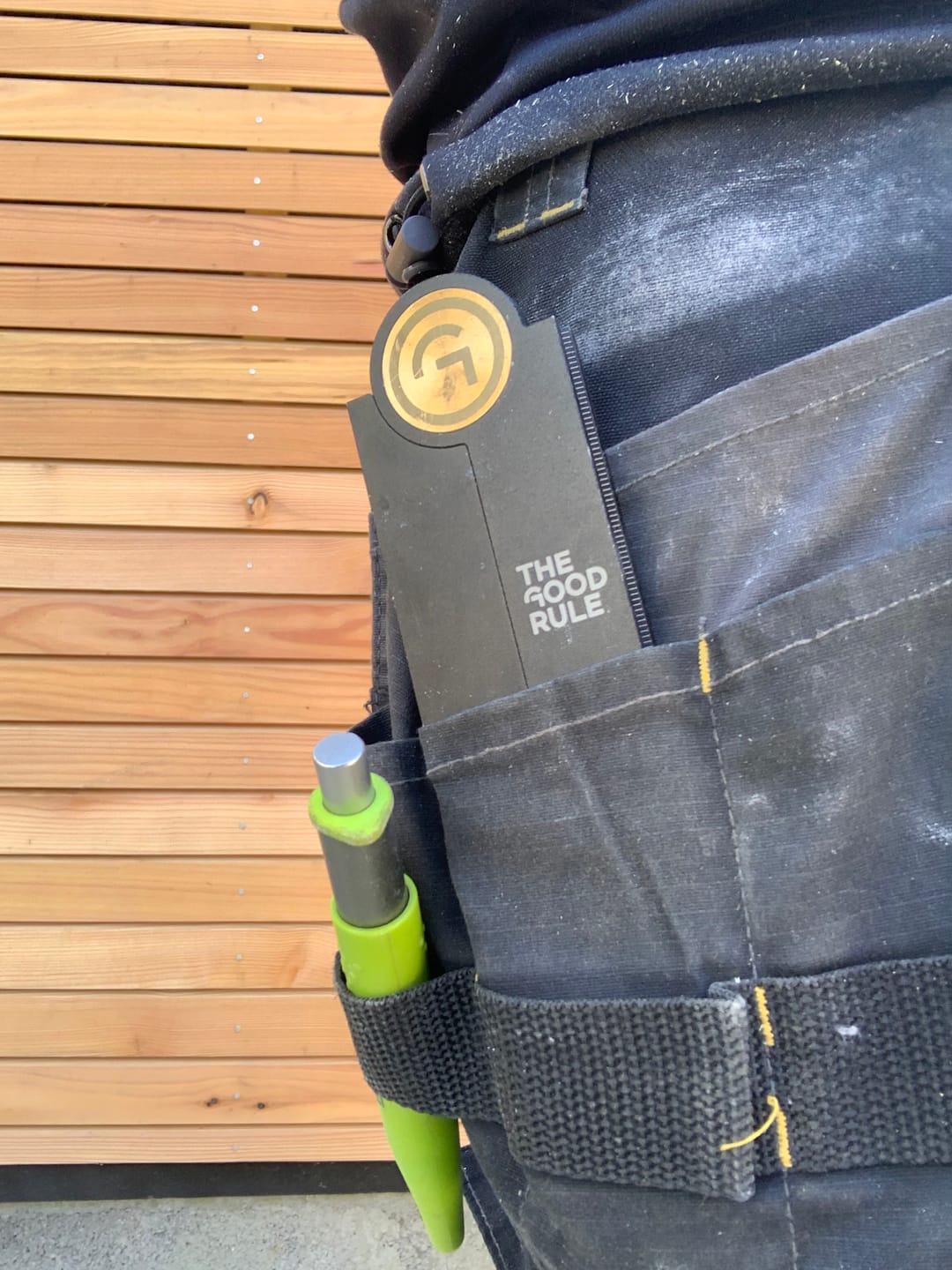 Customer photo review of The Good Rule | V2 Prototype Black Anodised Aluminium 600mm