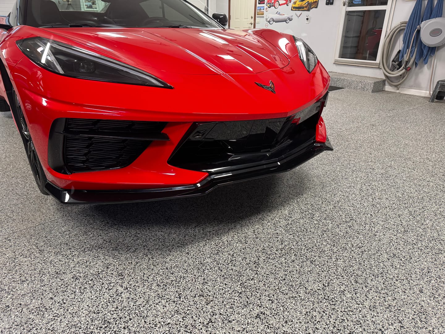 Customer photo review of Corvette C8 Z06 Z07 Conversion Front Splitter