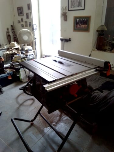 Customer photo review of Scie sur table 255mm Evolution RAGE5-S avec Lame multi-matériaux TCT