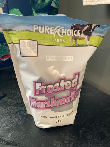Customer photo review of Whey Protein Isolate Frosted Marshmallow