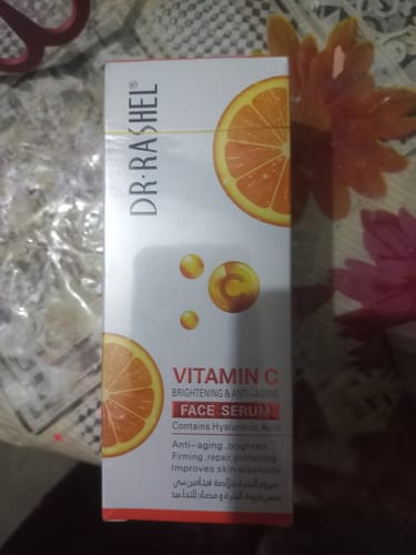 Customer photo review of Dr.Rashel Vitamin C Brightening & Anti Aging Face Serum - 50ml