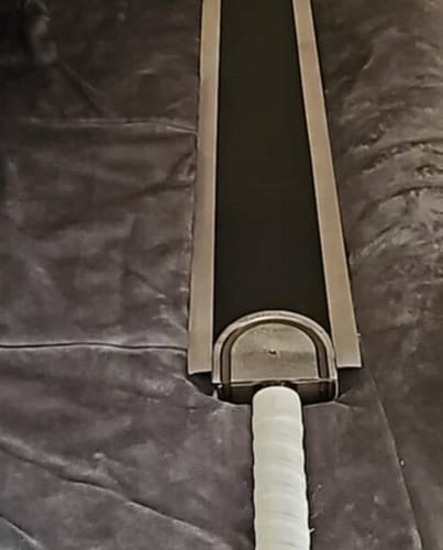 Customer photo review of 45" Dragon Slayer Sword of Guts in $99 (BR D2 & Japanese Steel are also available) from The Berserker Swords