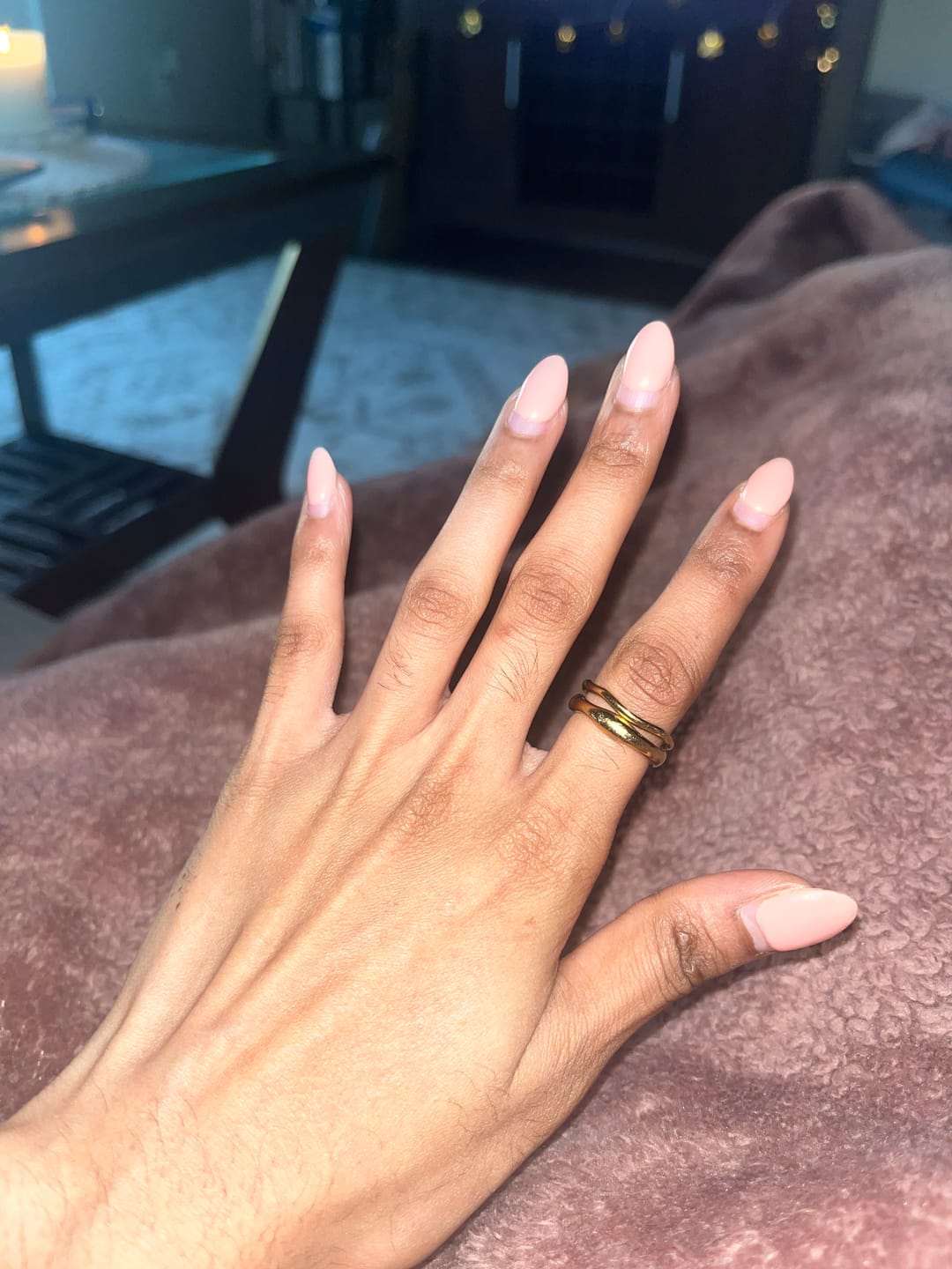 Customer photo review of Madison Wave Ring Set