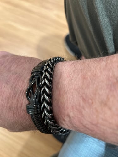 Customer photo review of Mamba Venom - Ready To Strike Bracelet : Helps Pair Veterans With A Service Dog or Shelter Dog