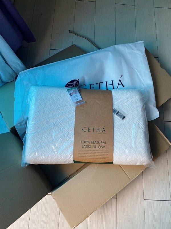 Customer photo review of Getha Award S Latex Pillow