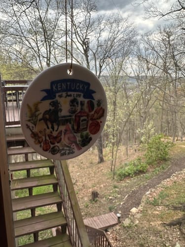 Customer photo review of Artistic Kentucky State Themes and Landmarks Christmas Ornament