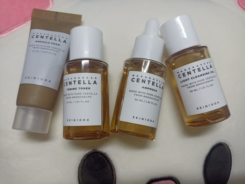 Customer photo review of Madagascar Centella Travel Kit 5items