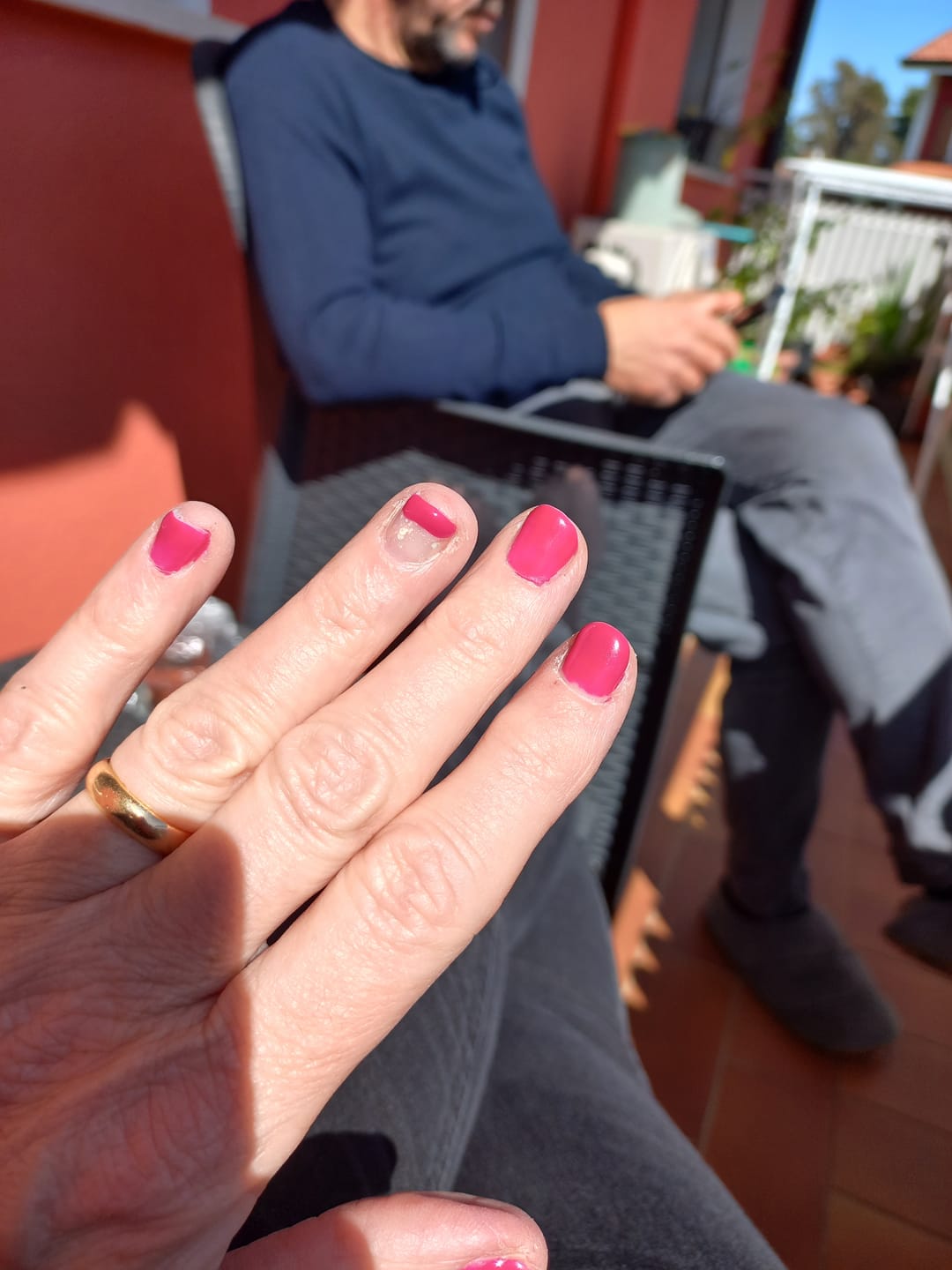 Customer photo review of Smalto Semipermanente LCI -  Fucsia violaceo