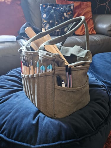 Customer photo review of Soolla® Studio Bag, Deep Forest Green