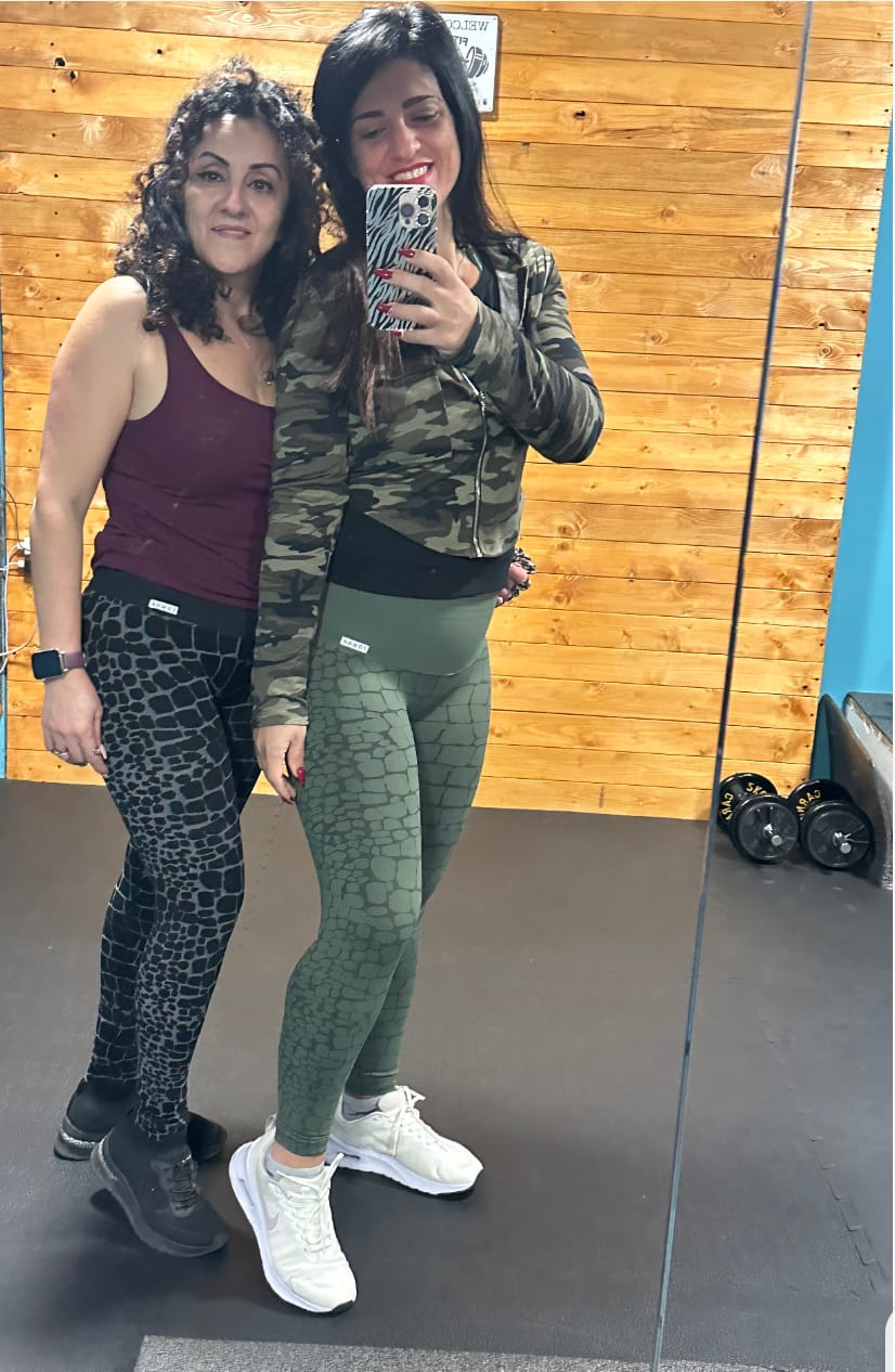 Customer photo review of Leggings Push Up All-Up Cocco Nero
