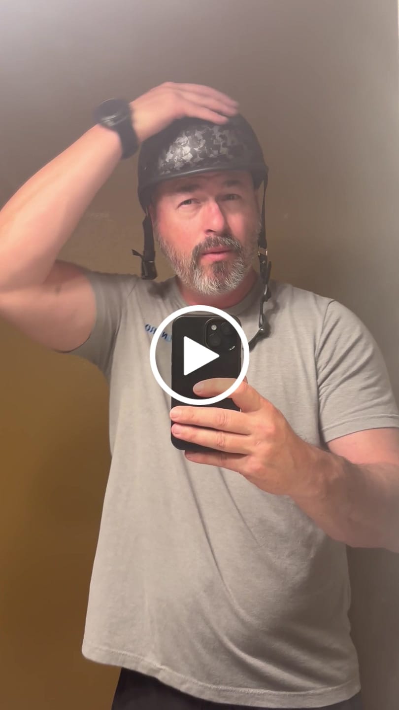 Customer video review of Low Profile Reversible DOT Polo Helmet / Carbon Fiber
