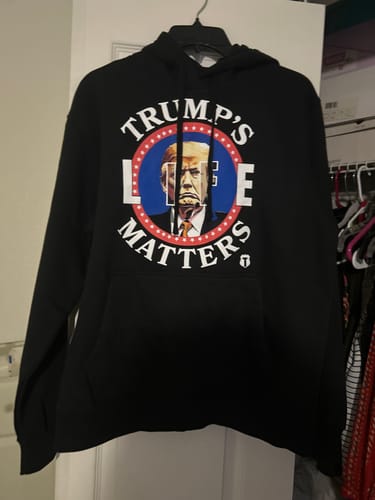 Customer photo review of Trumps Life Matters Hoodie