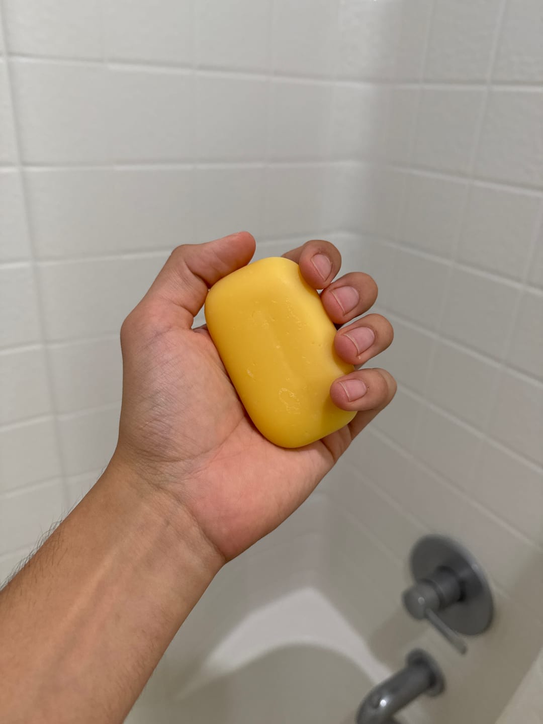 Customer photo review of FATBAR™ Juniper&Citrus (4.25 oz) - Grass-Fed Tallow Soap Bar