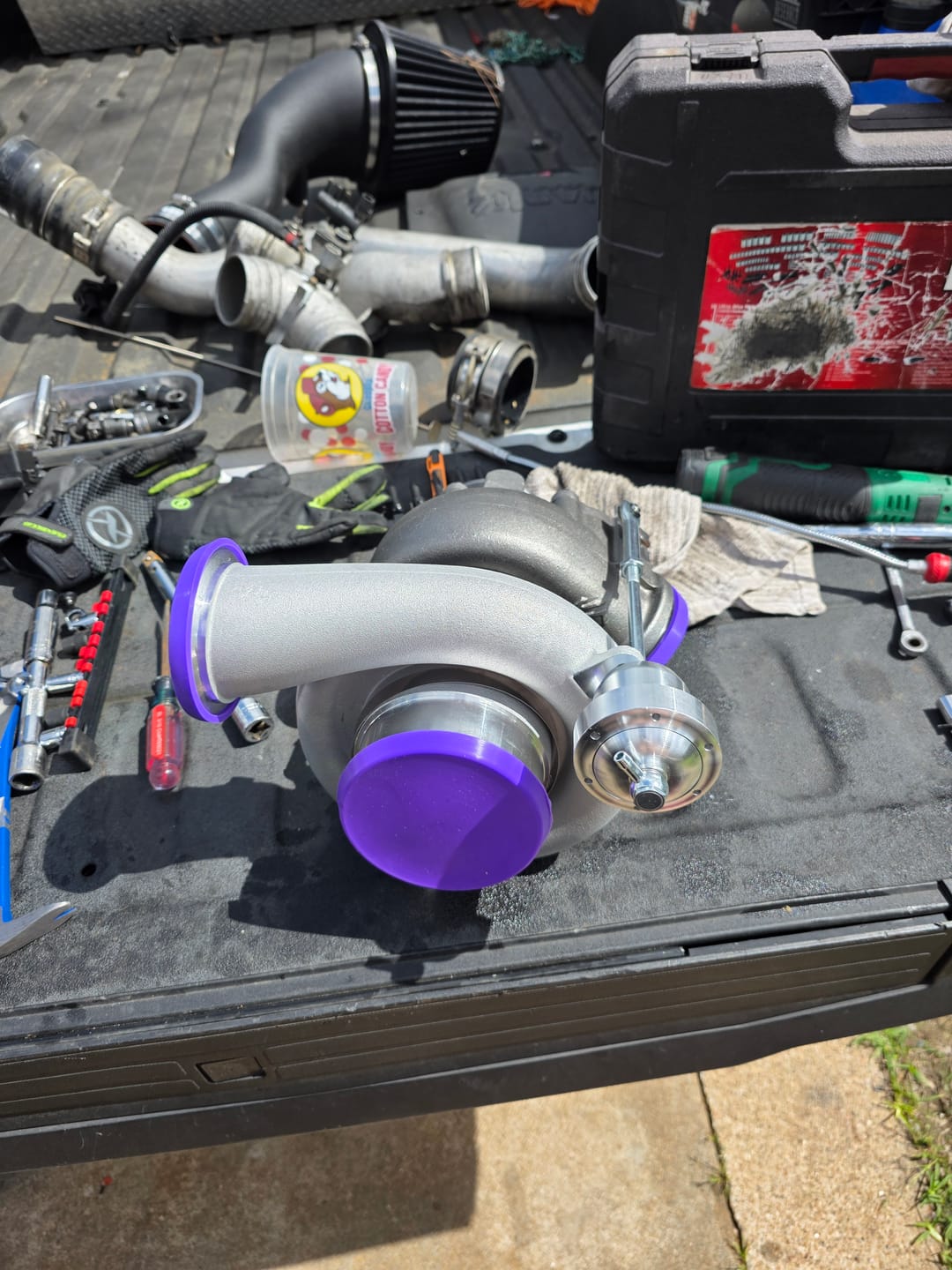 Customer photo review of **NEW** KC300x G3 Stage 1 Turbo - 7.3 Powerstroke (L99-03)