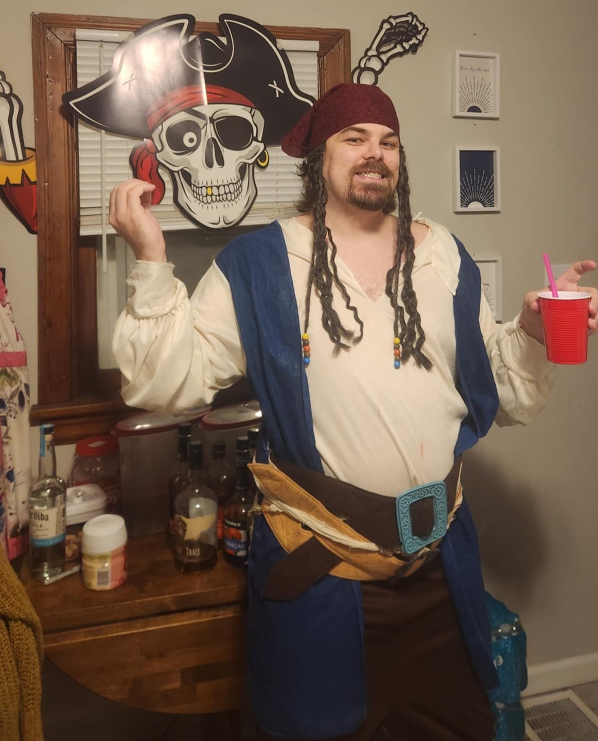 Customer photo review of Pirate Murder Mystery Host Your Own Game Kit