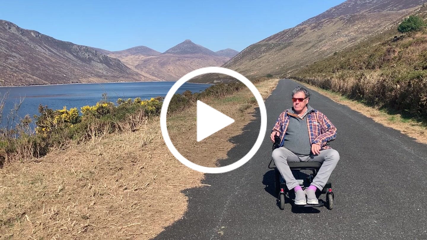 Customer video review of Folding Lightweight Powerchair | Wide-Seat Freedom Pro ST