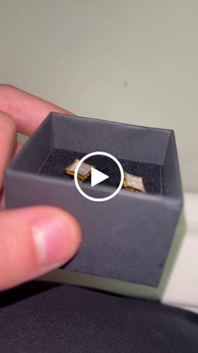 Customer video review of Vermeil 0.15ct Genuine Diamond Kite Stud Earrings