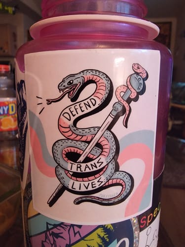 Customer photo review of 100 - 3" Custom Vinyl Stickers