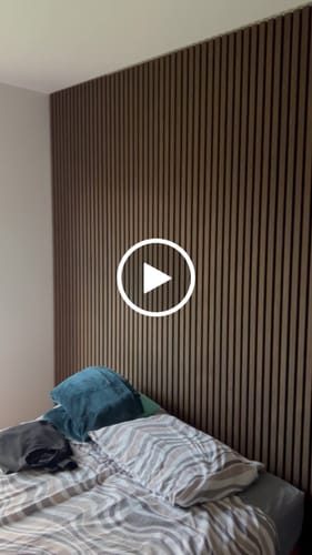 Customer video review of Panneau acoustique en bois | Chêne Fumé | De première qualité