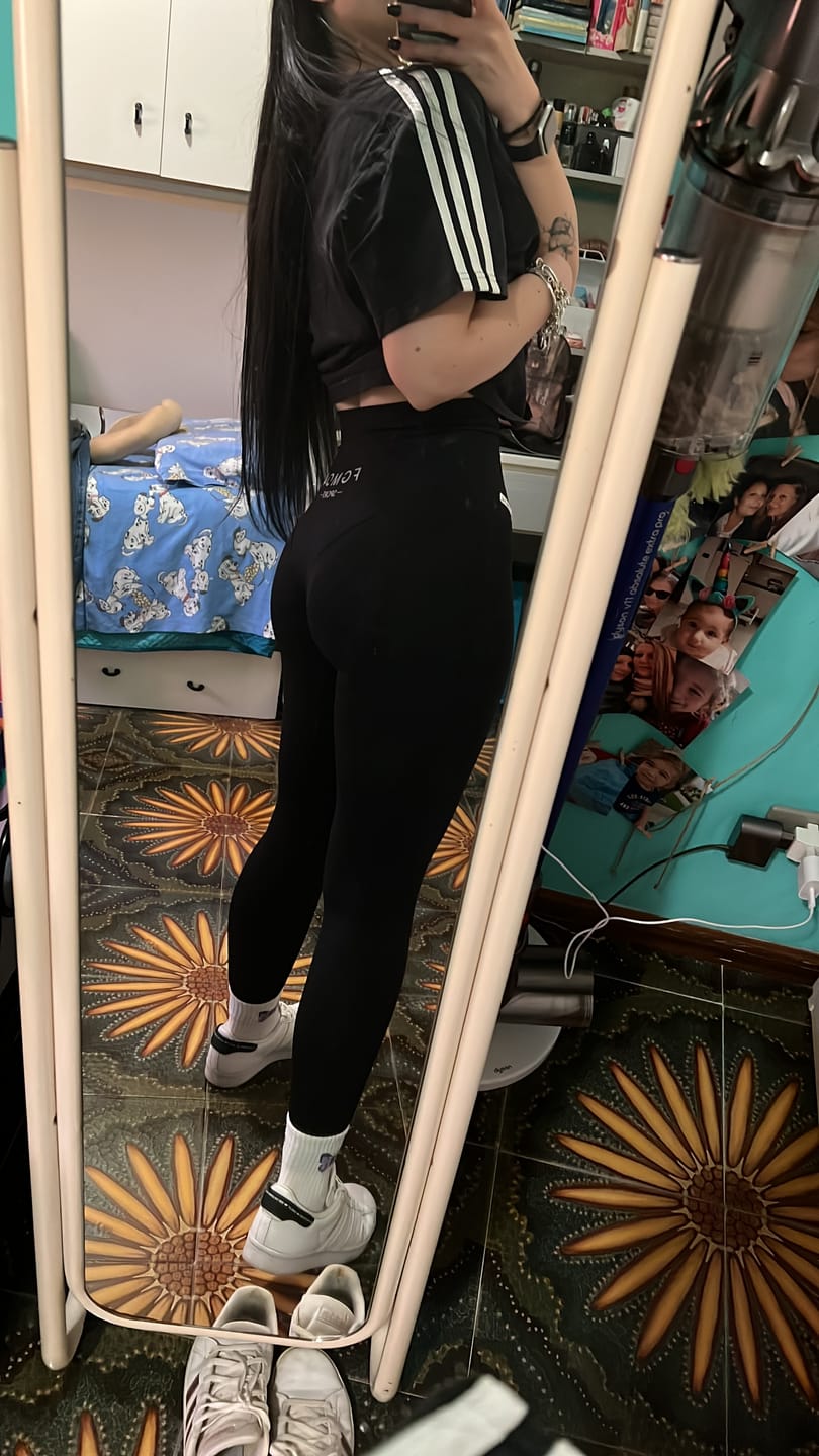Customer photo review of Leggings Push up Gym Fashion Nero