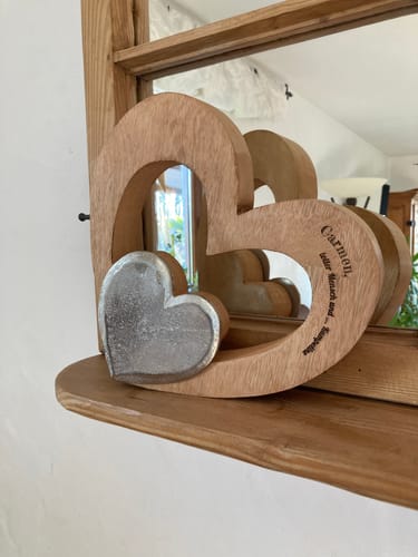 Customer photo review of Herzen 26x26 cm personalisiertes Geschenk