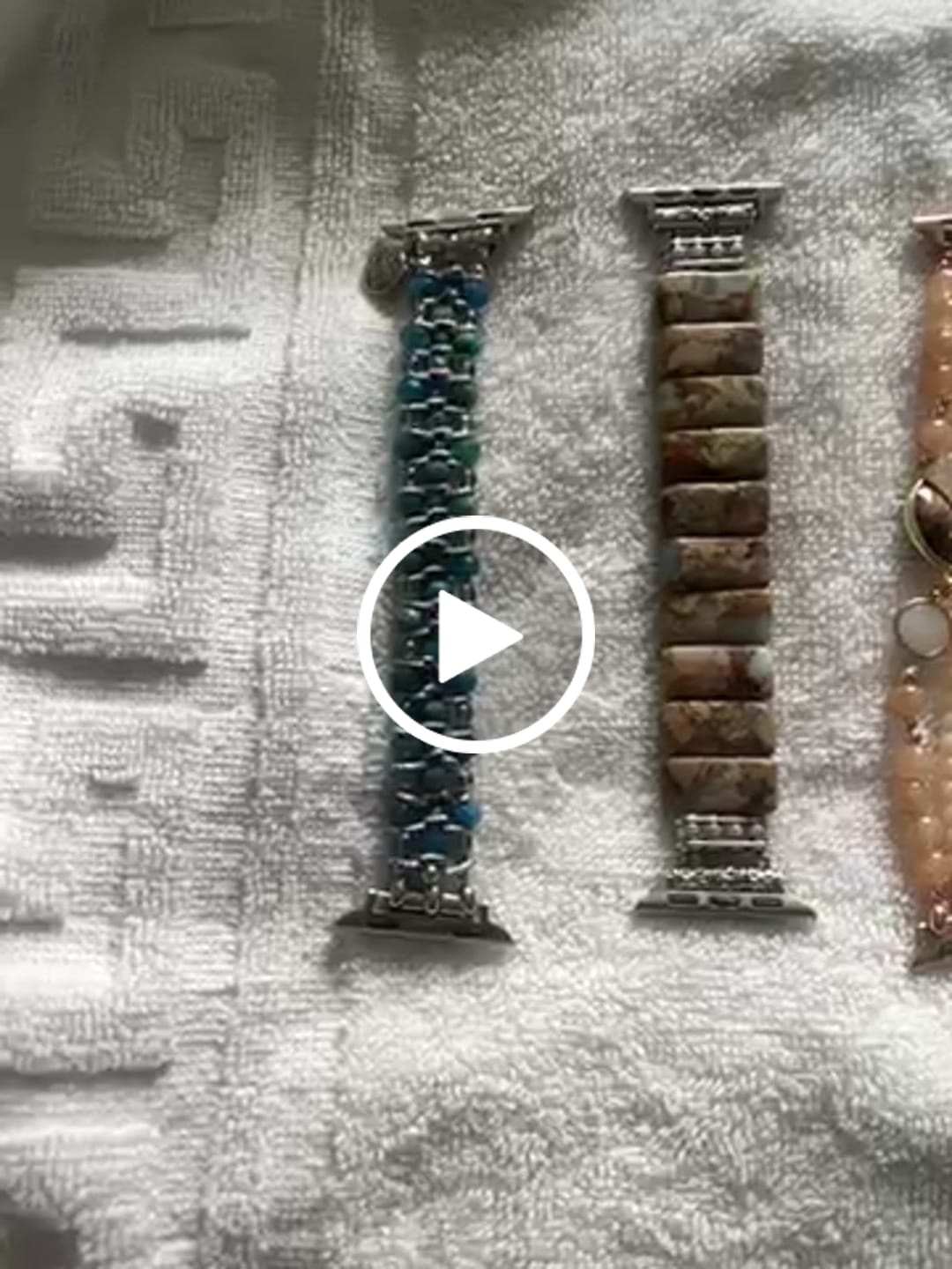 Customer video review of Apatite Azure Braided Apple Watch Strap