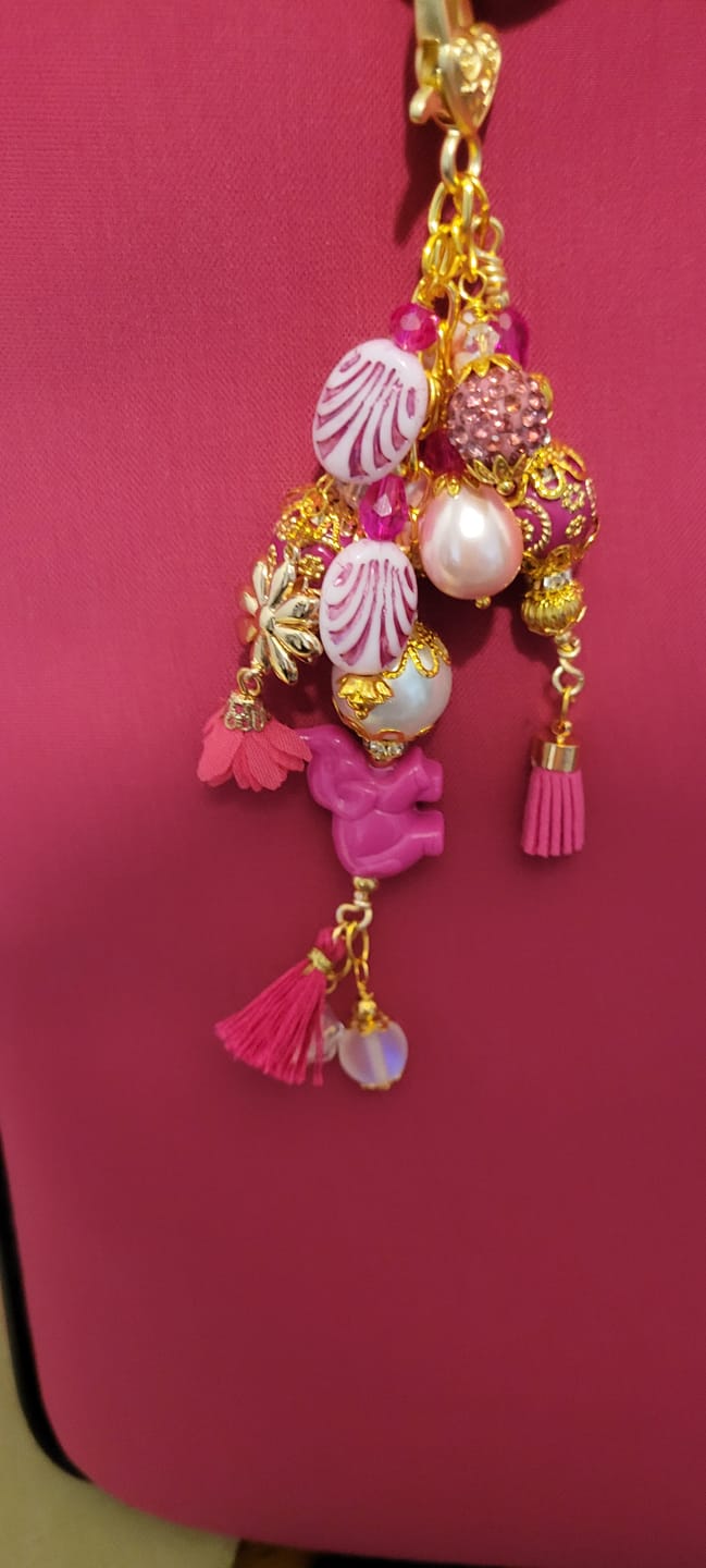 Customer photo review of Mini Bead Mix in Pink Dragonfruit