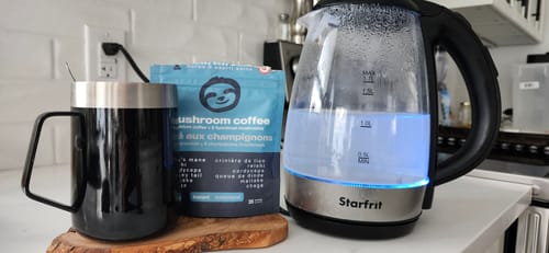 Customer photo review of Mushroom Coffee