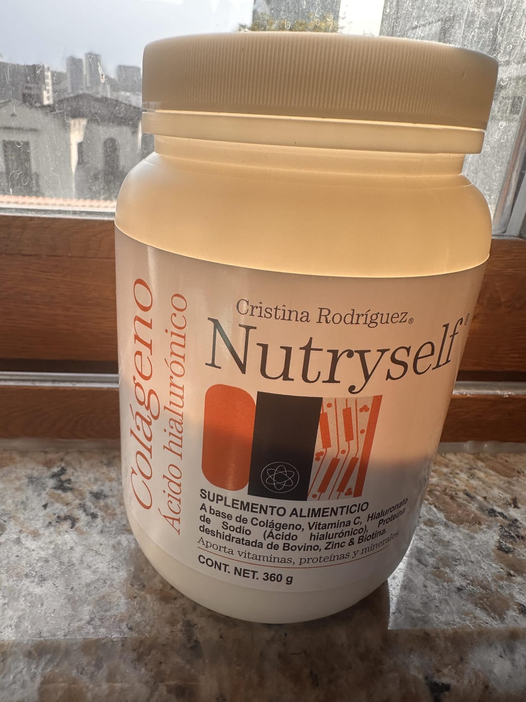 Customer photo review of Nutryself ® (Colágeno-Ácido hialurónico)