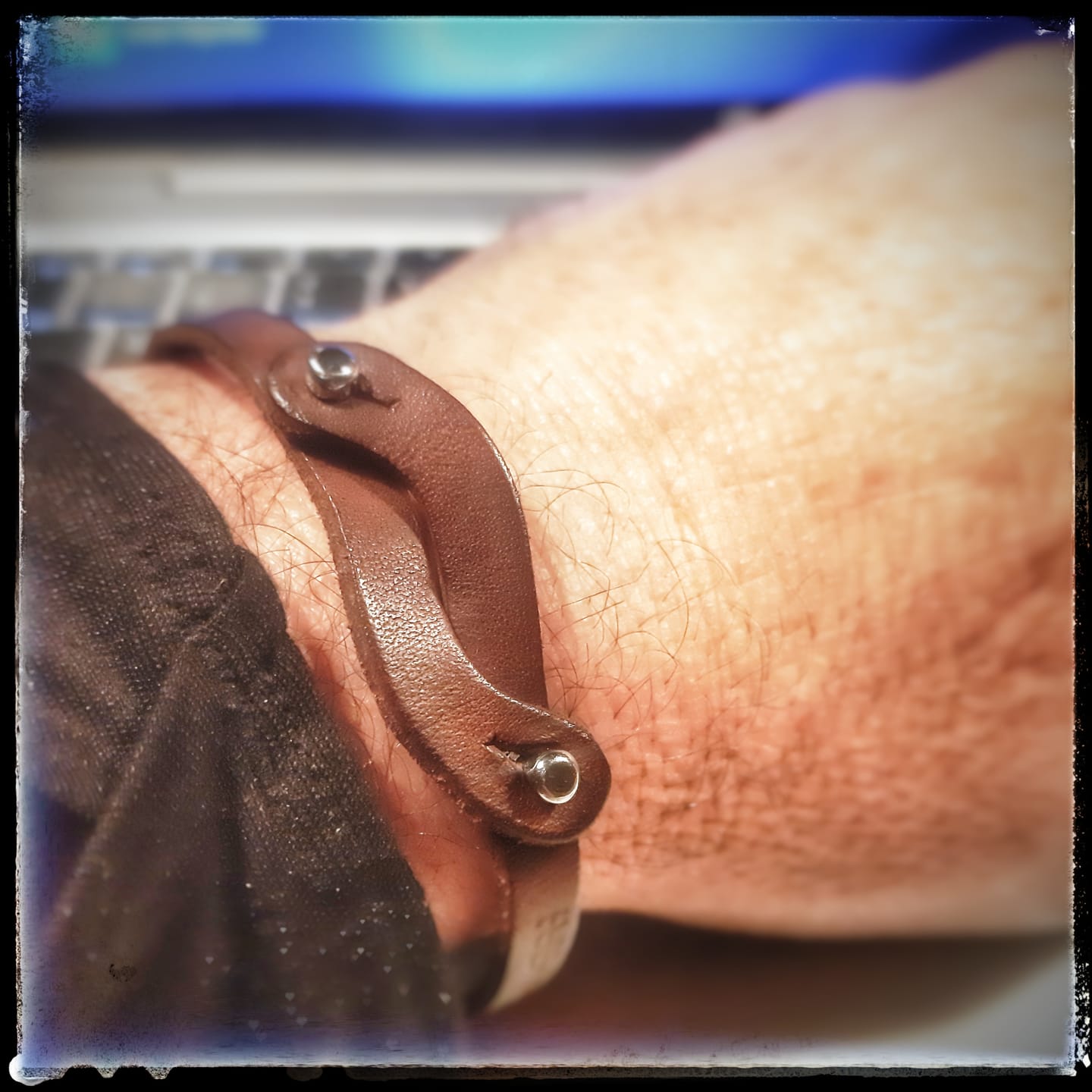 Customer photo review of Bracciale pelle Noi Tulsi