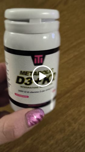 Customer video review of Metabolic D3 + K2 - 200 compresse da 2000 UI