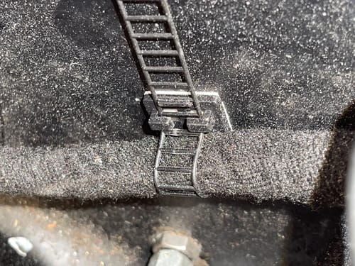 Customer photo review of Self Adhesive Adjustable Cable Clips