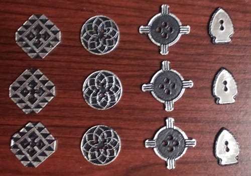 Customer photo review of Acrylic Panel -  Brushed Silver / Black (12"x24") - 1/16” thickness