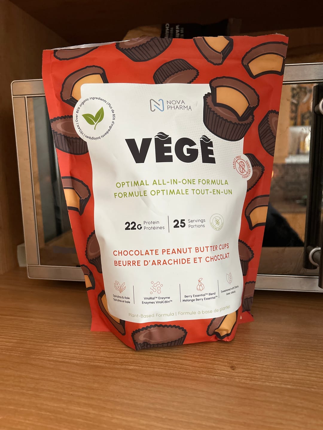 Customer photo review of Nova Pharma - Mélange de Protéines Végétales Complètes 725g