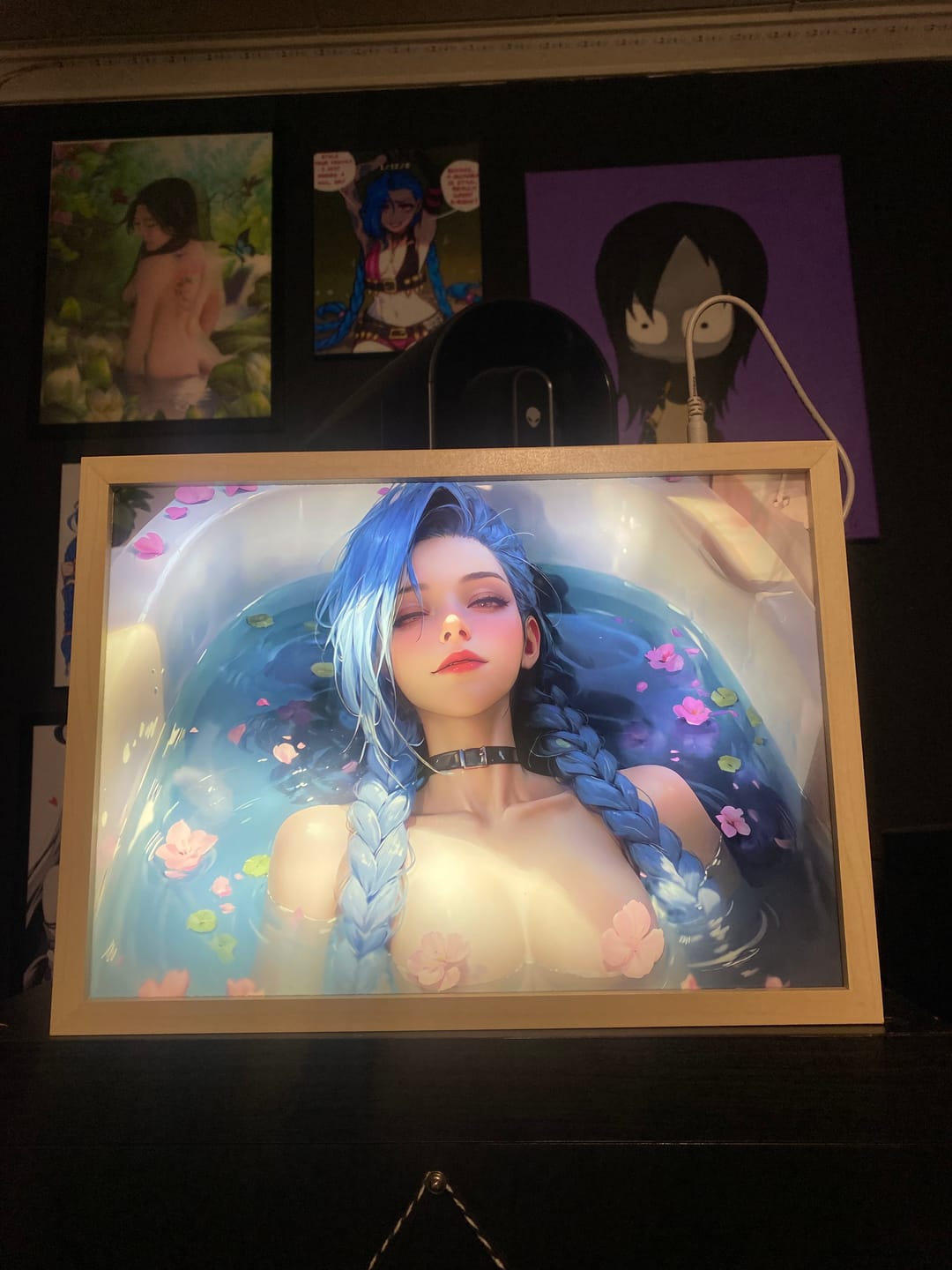 Customer photo review of Arcane: League of Legends Acrylic Panel Accessory Artwork