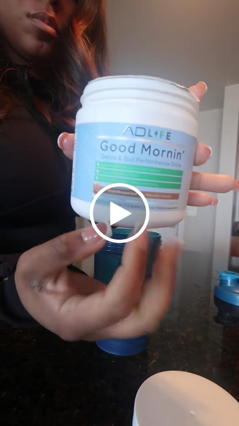 Customer video review of Good Mornin | Detox and Gut Performance Drink