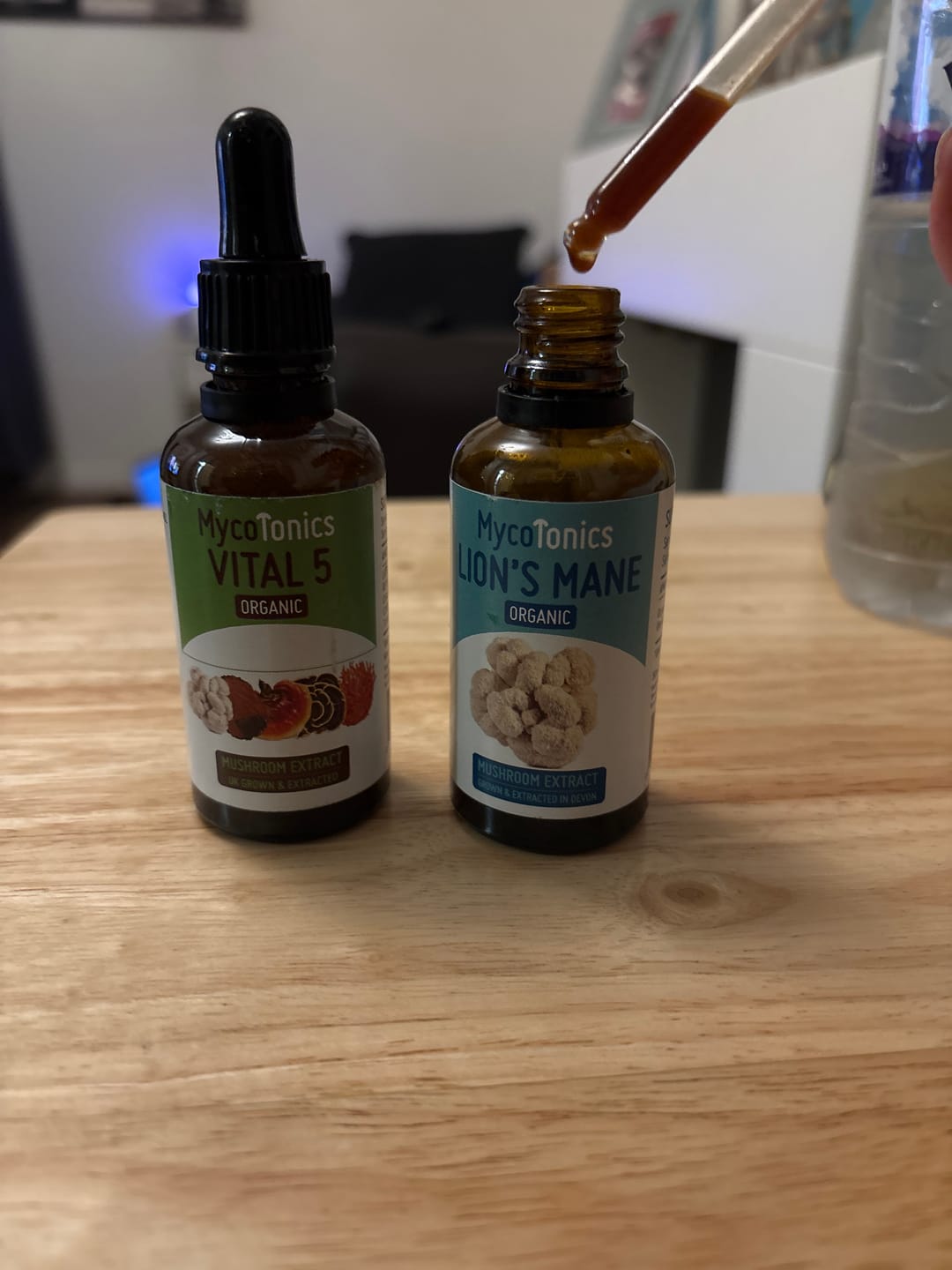 Customer photo review of Organic Lion's Mane Mushroom Extract Supplement (50ml)