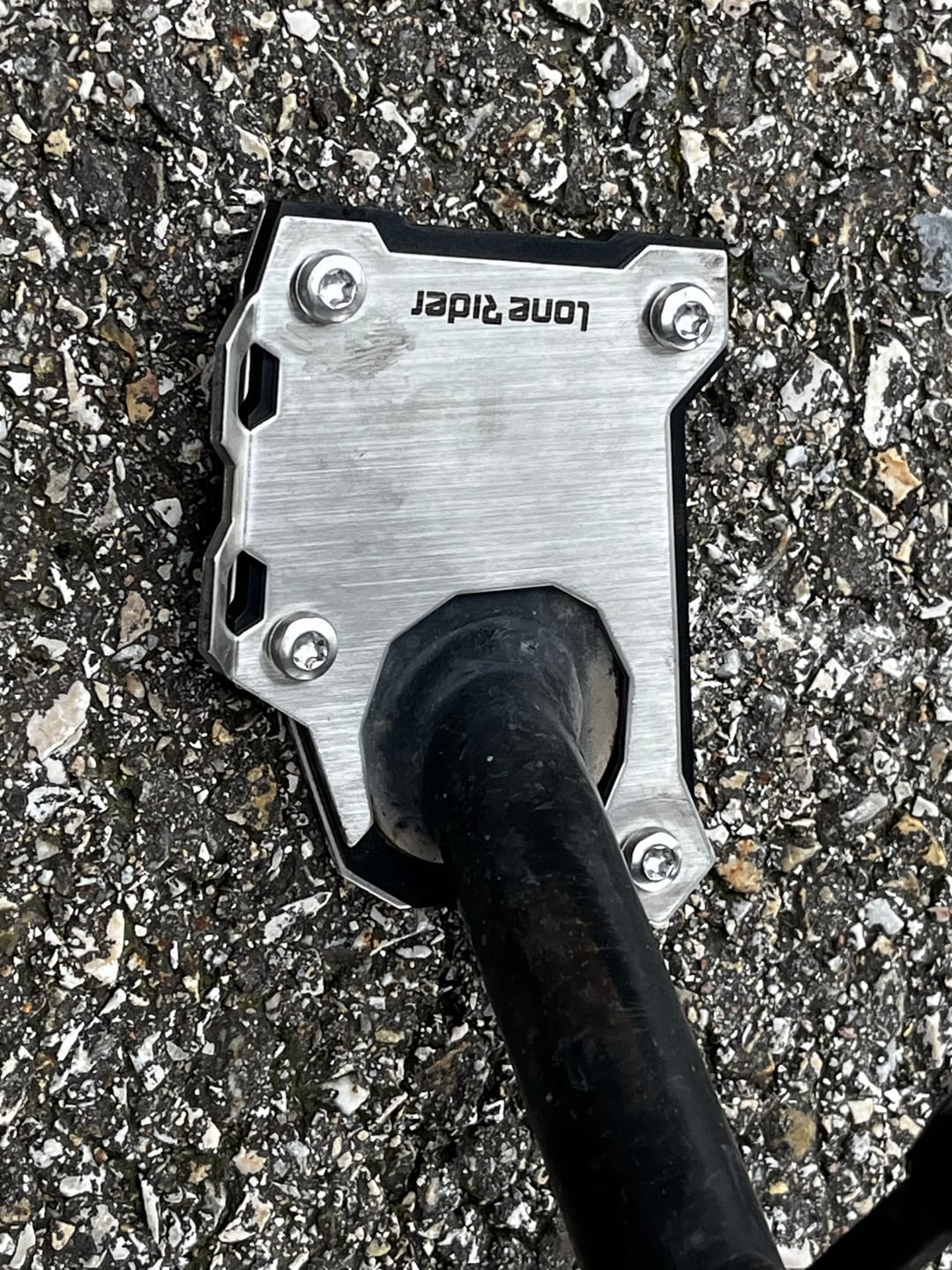 Customer photo review of Side Stand Foot Extension BMW R1200/1250GS/Adventure