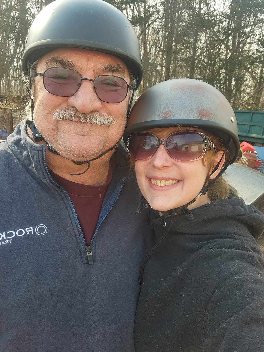 Customer photo review of World's Smallest & Lightest DOT Beanie Helmet - Rust Black