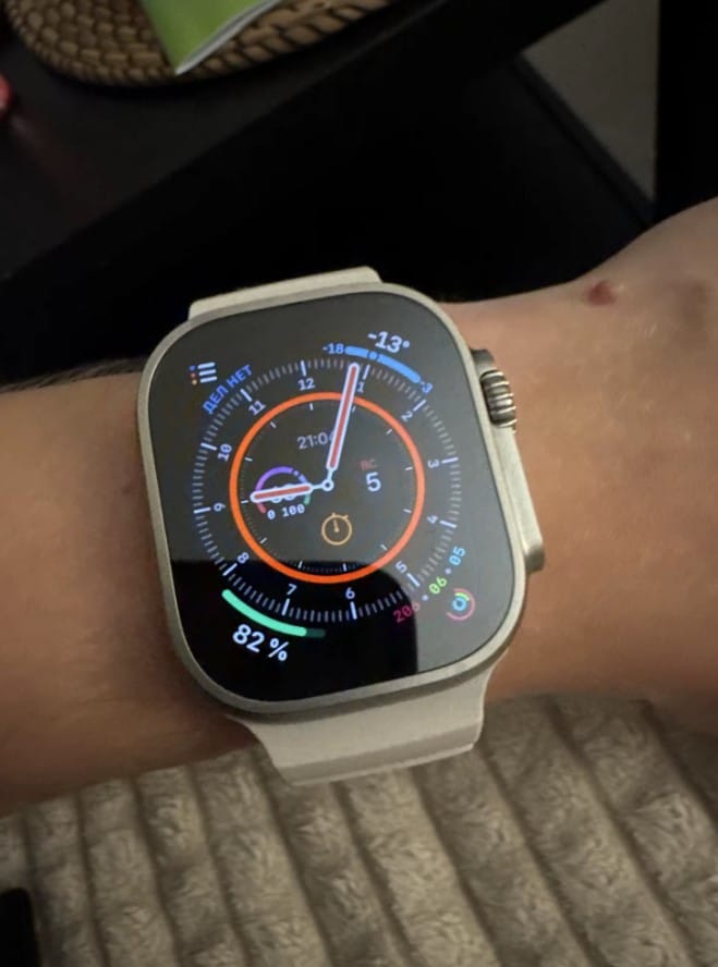 Customer photo review of Sport Soft Silicone and Titanium Buckle Strap for Apple Watch